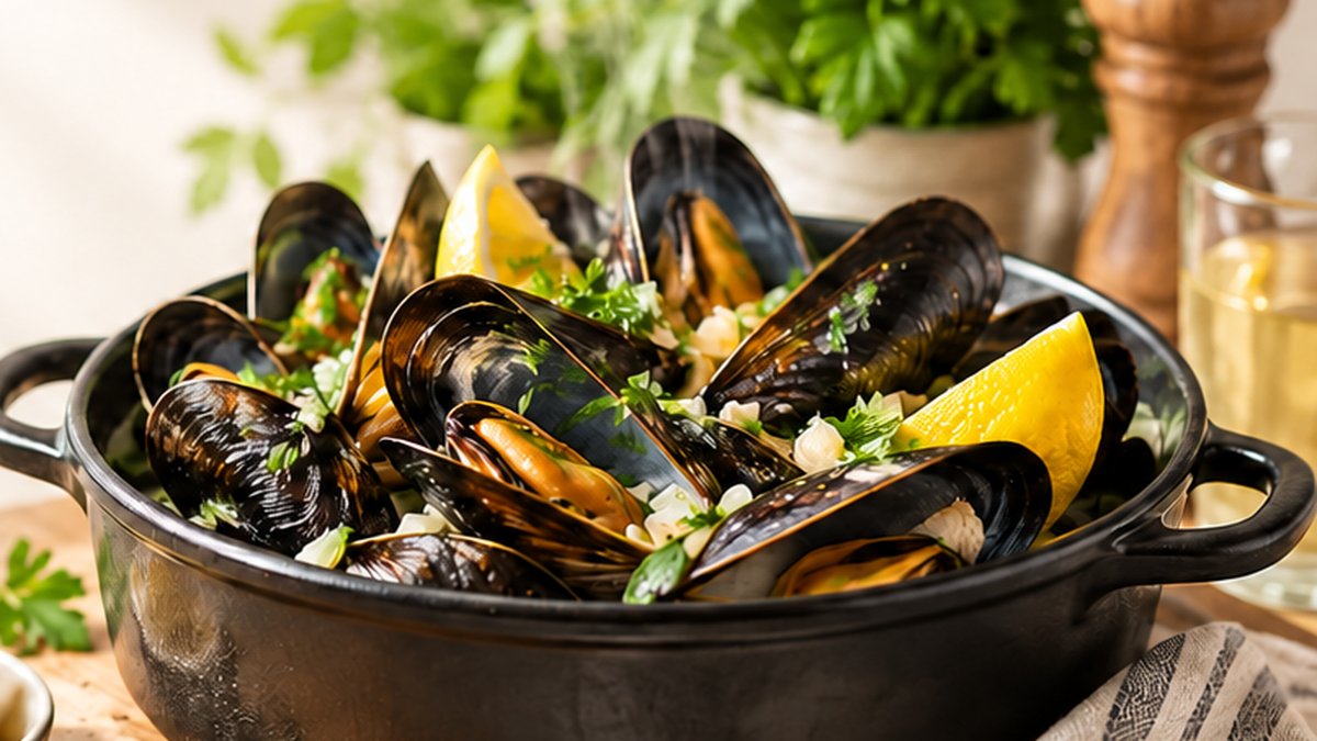 Zeeland mussels in white wine