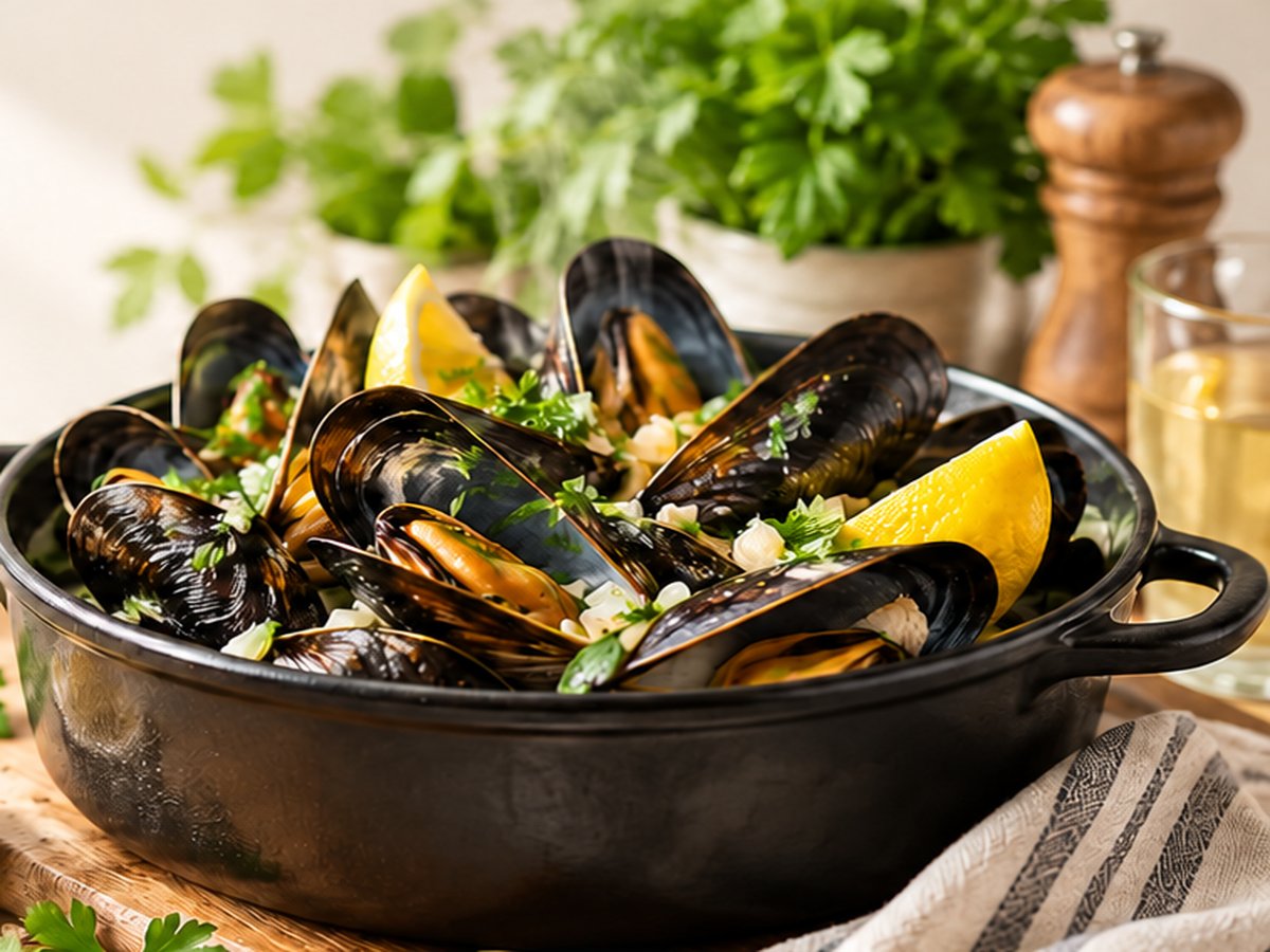 Zeeland mussels in white wine